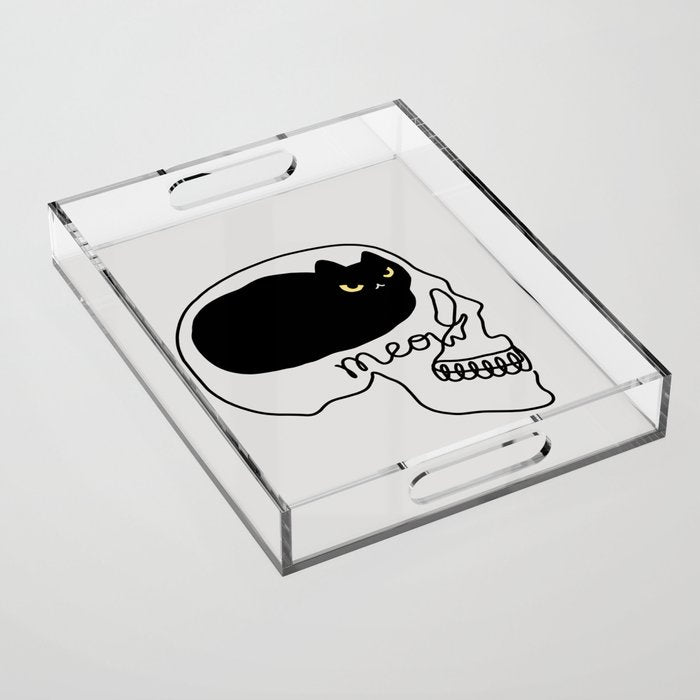 Cat Landscape 67: Cat People Acrylic Tray Gallery Image 1