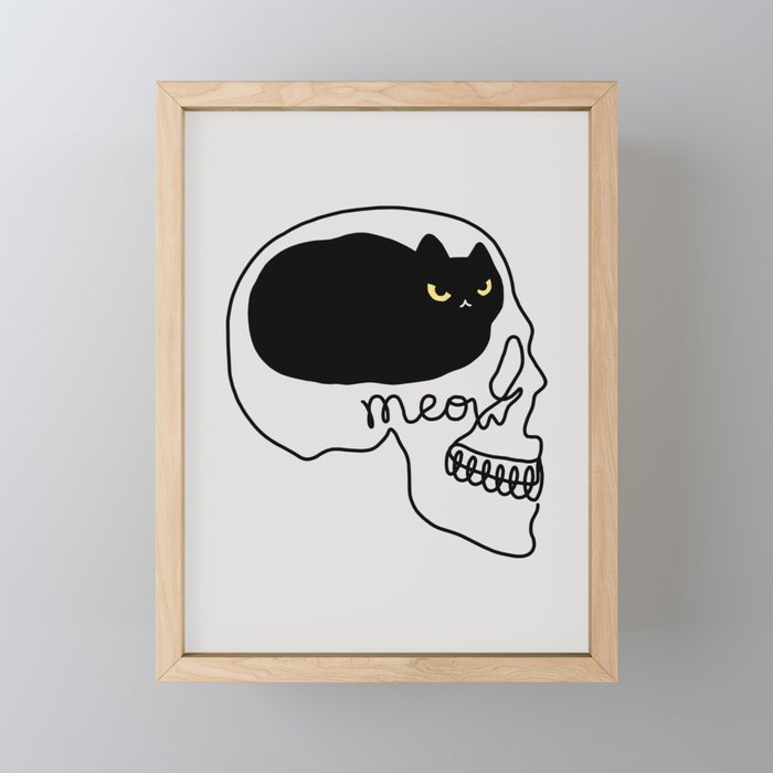 Cat Landscape 67: Cat People Mini Art Print Gallery Image 1