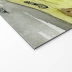 Flow - Modern Watercolor Nature Landscape Welcome Mat Gallery Image 2