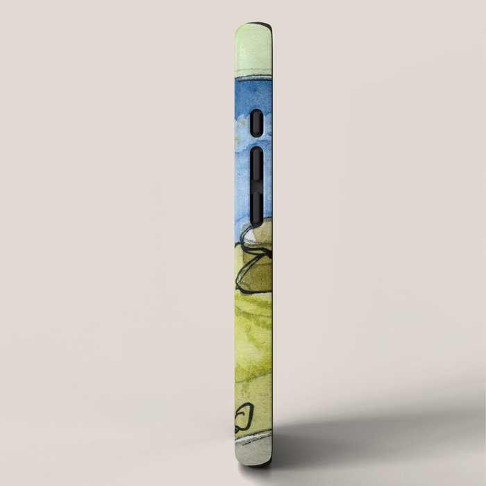 Flow - Modern Watercolor Nature Landscape iPhone Case Gallery Image 2