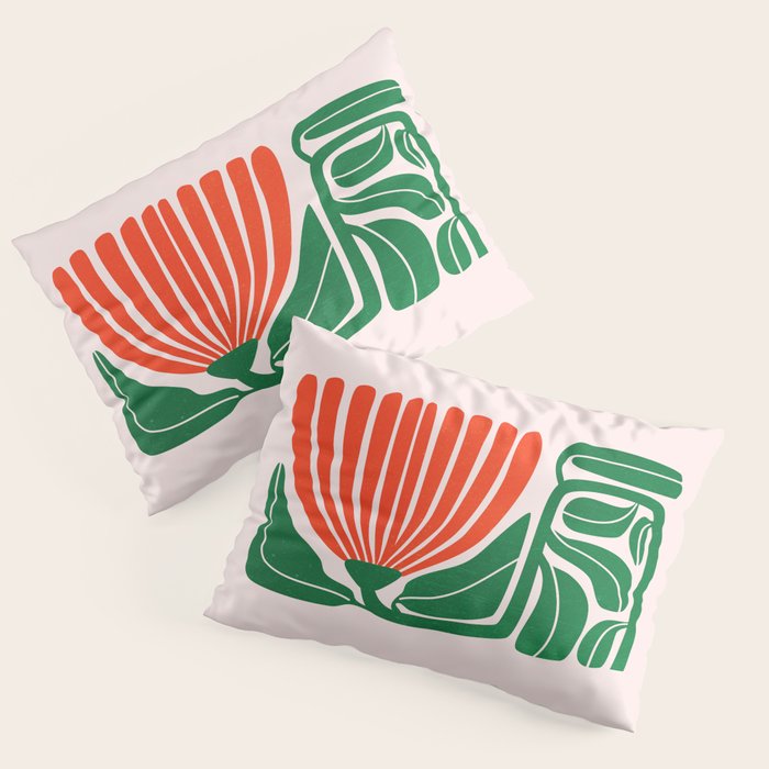 Pippin & Ferns: Les Fleurs | Flower Market 01 Pillow Sham Gallery Image 3