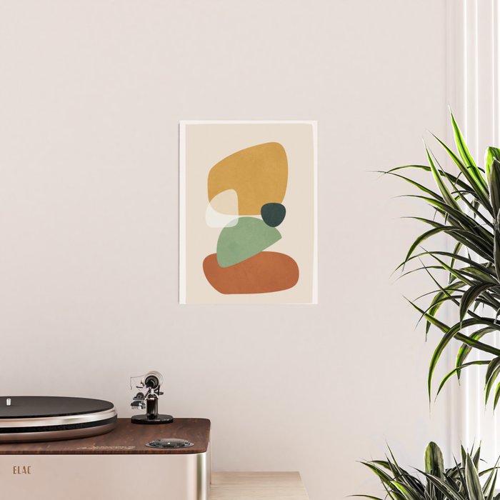 Colorful Abstract Shapes 5 Poster Gallery Image 2
