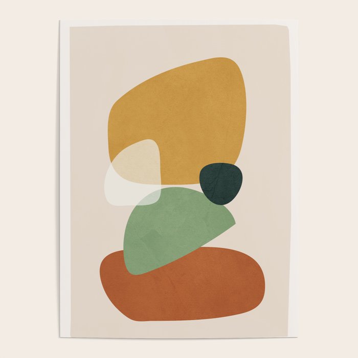 Colorful Abstract Shapes 5 Poster Gallery Image 4