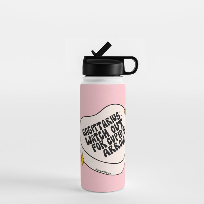 Sagittarius Conversation Heart Water Bottle Gallery Image 1
