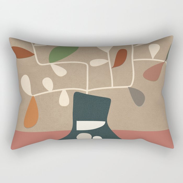 Vase of Vibrance 4 Rectangular Pillow Gallery Image 1