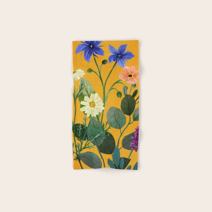 Summer Flowers 8 Bath Towel Gallery Image 1
