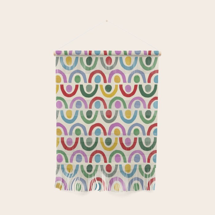 Dopamine Decor Arches and Circles Wall Hanging