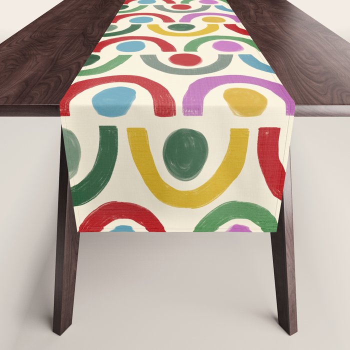 Dopamine Decor Arches and Circles Table Runner Gallery Image 1
