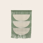 Half Circle 3 - Green Texture Wall Hanging Gallery Image 1
