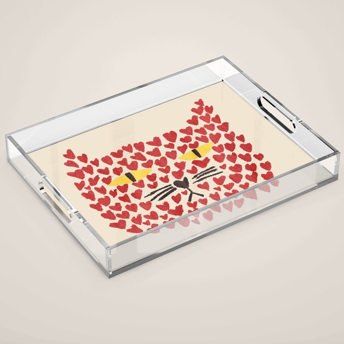 Love thy cat Acrylic Tray Gallery Image 1