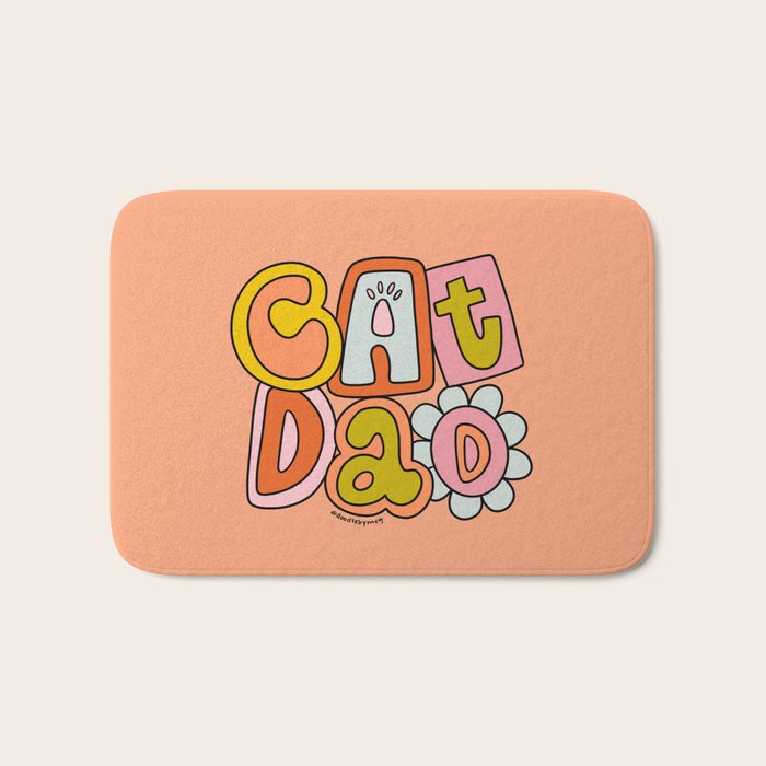 Cat Dad Bath Mat Gallery Image 1