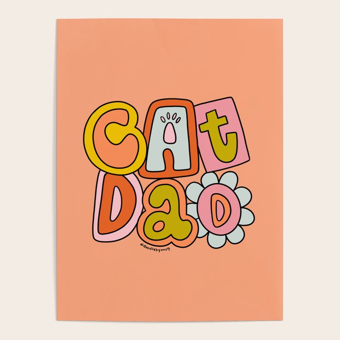Cat Dad Poster Gallery Image 1
