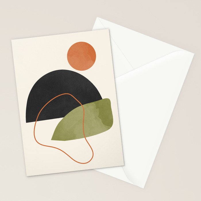 abstract minimal 64 Stationery Card Gallery Image 2