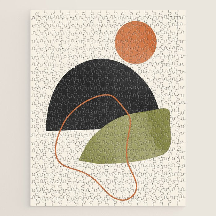 abstract minimal 64 Jigsaw Puzzle Gallery Image 1