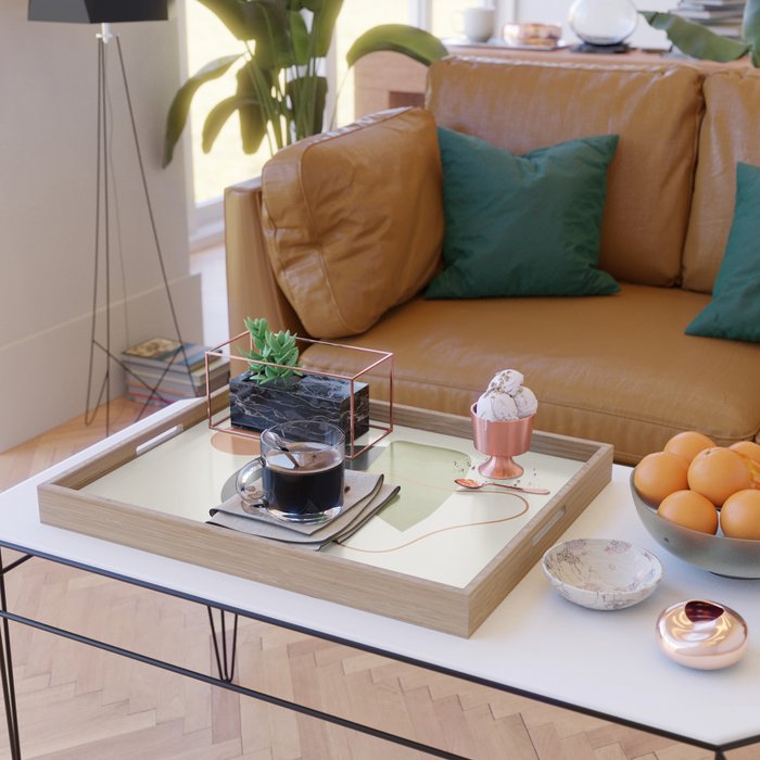 abstract minimal 64 Serving Tray Gallery Image 2