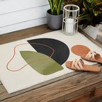 abstract minimal 64 Outdoor Rug Gallery Image 2