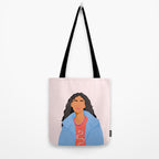 Girl With Snake T-Shirt Tote Bag Gallery Image 2