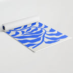 Wild Ferns: Ultramarine Blue Edition Yoga Mat Gallery Image 2