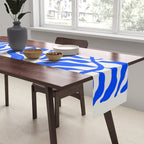 Wild Ferns: Ultramarine Blue Edition Table Runner Gallery Image 2