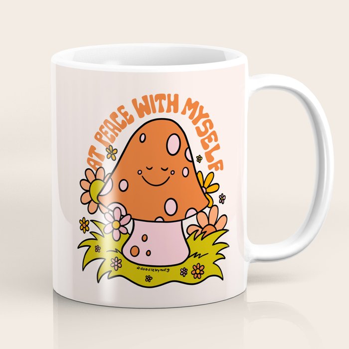 At Peace With Myself Coffee Mug Gallery Image 1