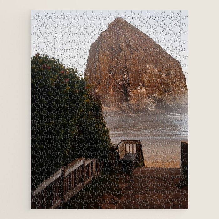 Cannon Beach Boardwalk Jigsaw Puzzle Gallery Image 1
