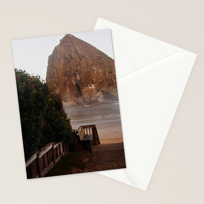 Cannon Beach Boardwalk Stationery Card Gallery Image 2