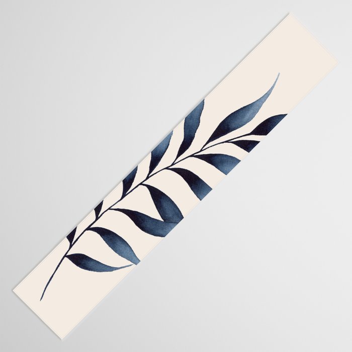 Minimalist Palm Leaf in Watercolour Table Runner Gallery Image 3