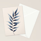 Minimalist Palm Leaf in Watercolour Stationery Card Gallery Image 2