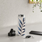 Minimalist Palm Leaf in Watercolour Water Bottle Gallery Image 4