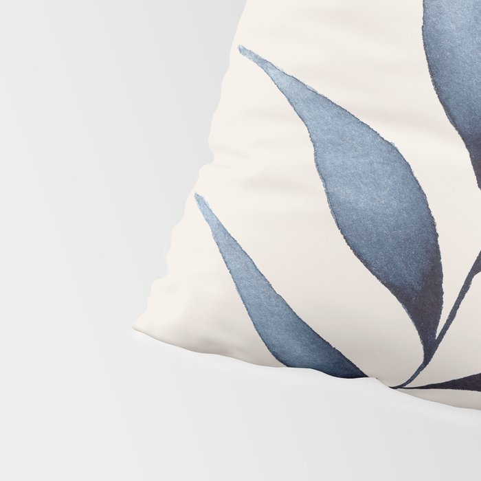Minimalist Palm Leaf in Watercolour Pillow Sham Gallery Image 4