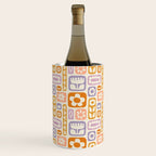 Vintage scandinavian floral art pattern Wine Chiller Gallery Image 1
