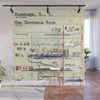 Library Card 828 The Enormous Room Wall Mural Gallery Image 1