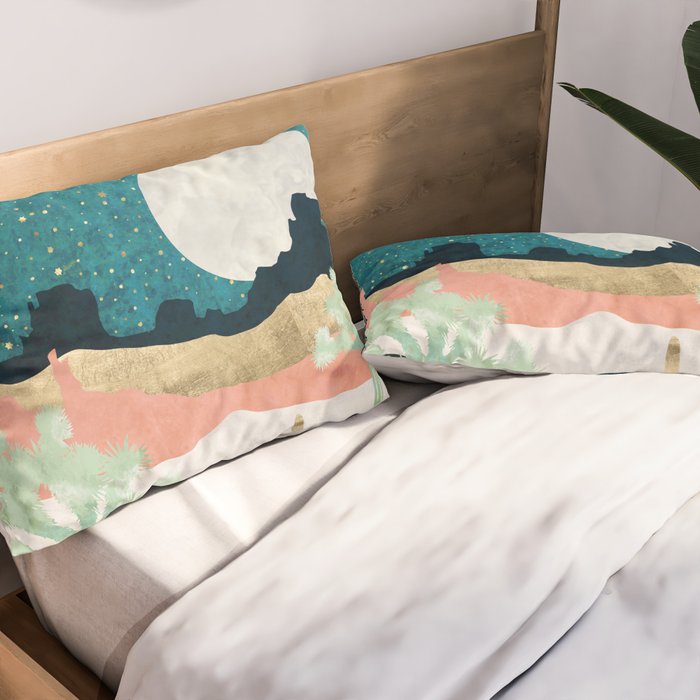 Desert Moon Vista Pillow Sham Gallery Image 2