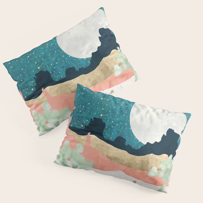 Desert Moon Vista Pillow Sham Gallery Image 3