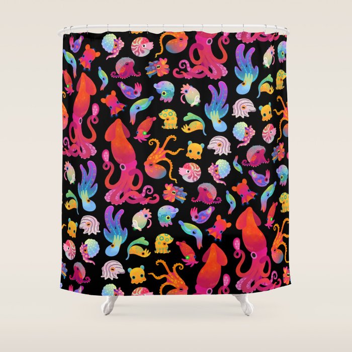 Cephalopod Shower Curtain Gallery Image 1