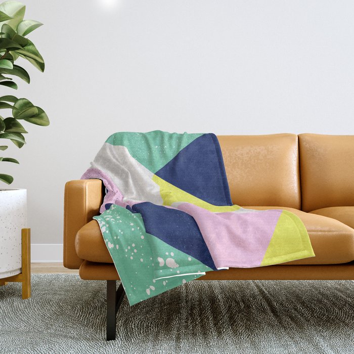Spring Spectrum Throw Blanket Gallery Image 1