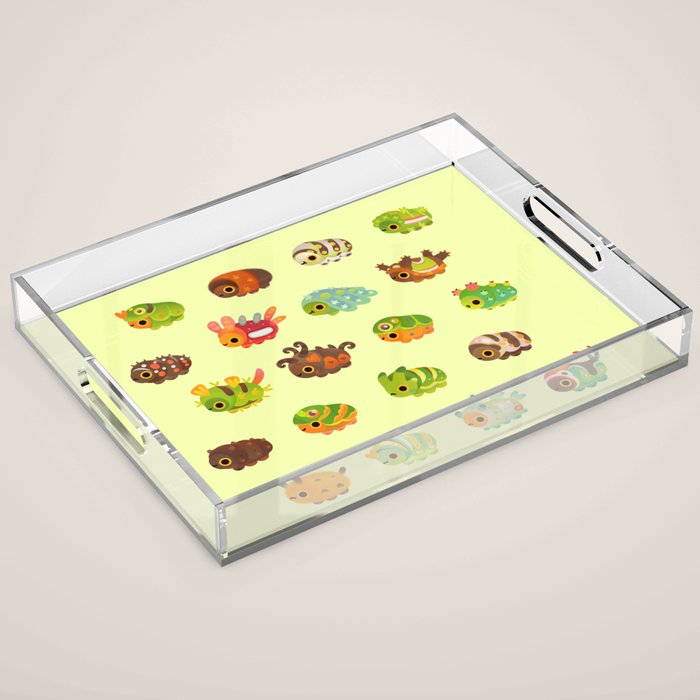 Caterpillar Acrylic Tray Gallery Image 1