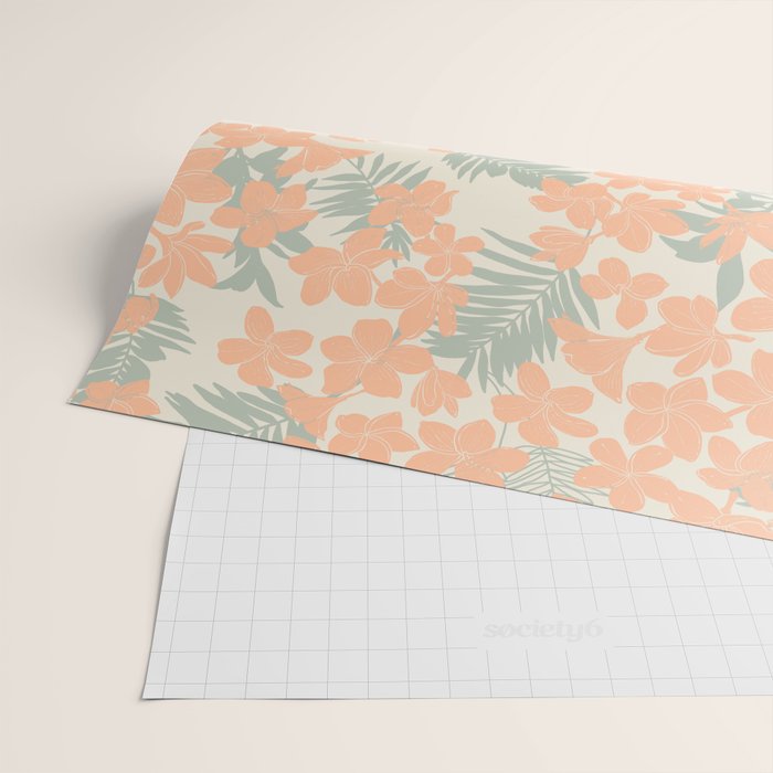 Exotical flowering blooms AH Wrapping Paper Gallery Image 2