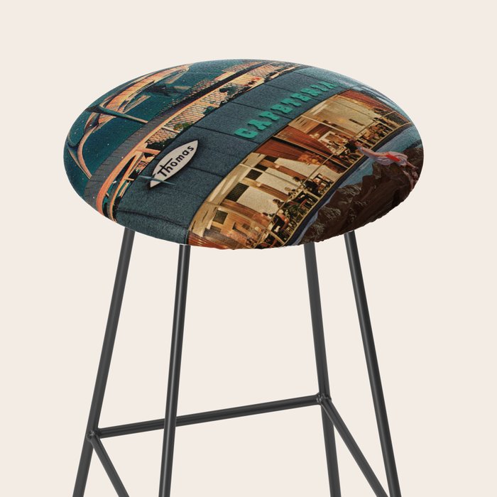 a Postcard from year 2346 Stool Gallery Image 2