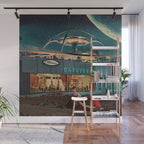 a Postcard from year 2346 Wall Mural Gallery Image 1