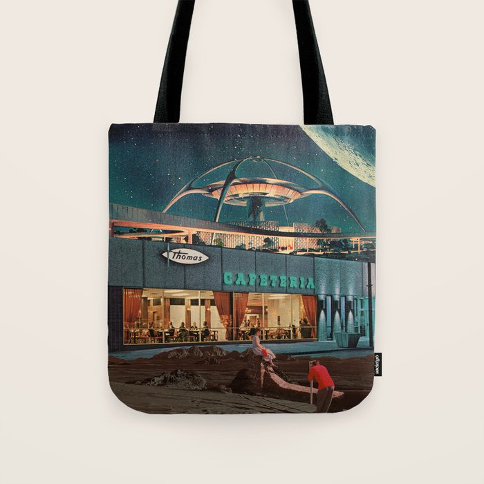 a Postcard from year 2346 Tote Bag Gallery Image 1