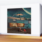a Postcard from year 2346 Wall Mural Gallery Image 2