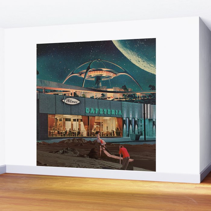 a Postcard from year 2346 Wall Mural Gallery Image 2