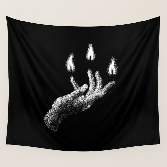 A Light in the Dark Wall Tapestry Gallery Image 4
