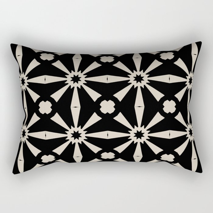Starburst Geometric Pattern Rectangular Pillow Gallery Image 2