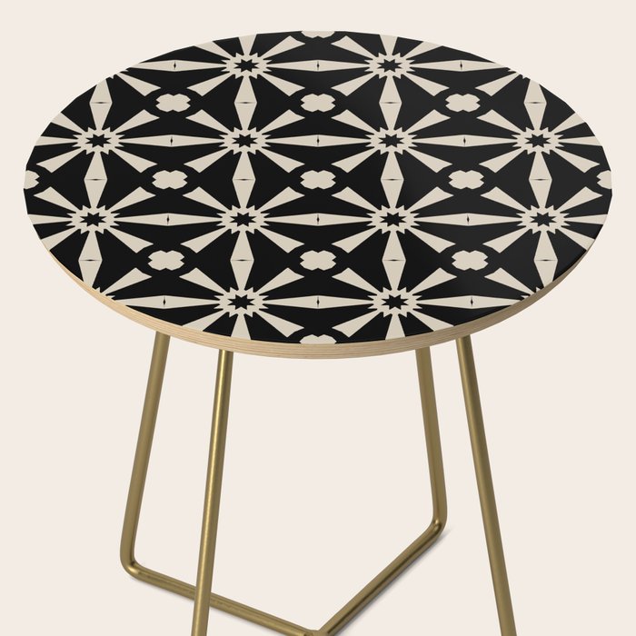 Starburst Geometric Pattern Side Table Gallery Image 2