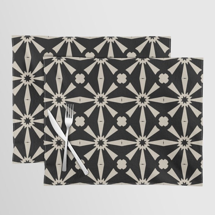 Starburst Geometric Pattern Placemat Gallery Image 1