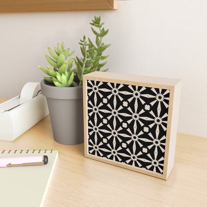 Starburst Geometric Pattern Mini Art Print Gallery Image 2