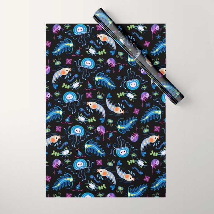 Zooplankton Wrapping Paper Gallery Image 1
