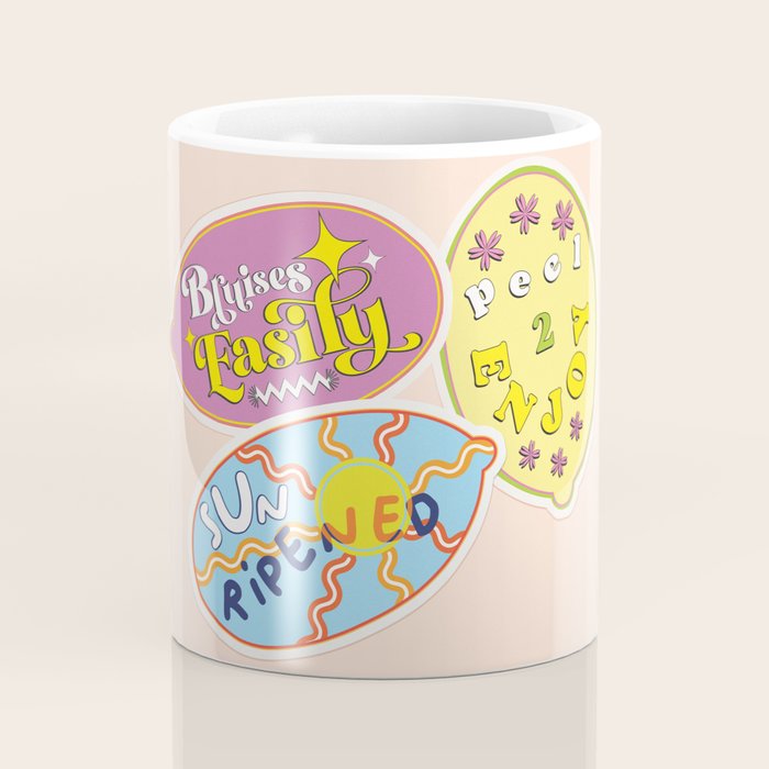 fruit stickers  Coffee Mug Gallery Image 4